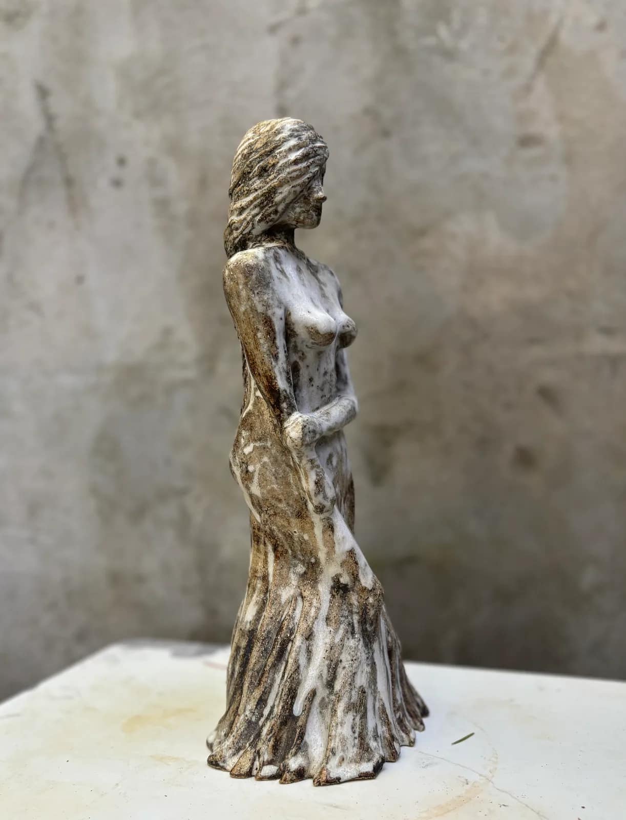 ELEGANCE — Stoneware, 40cm x 15cm. Ceramic work by Dubravka Sabljak. View 1 of 3.