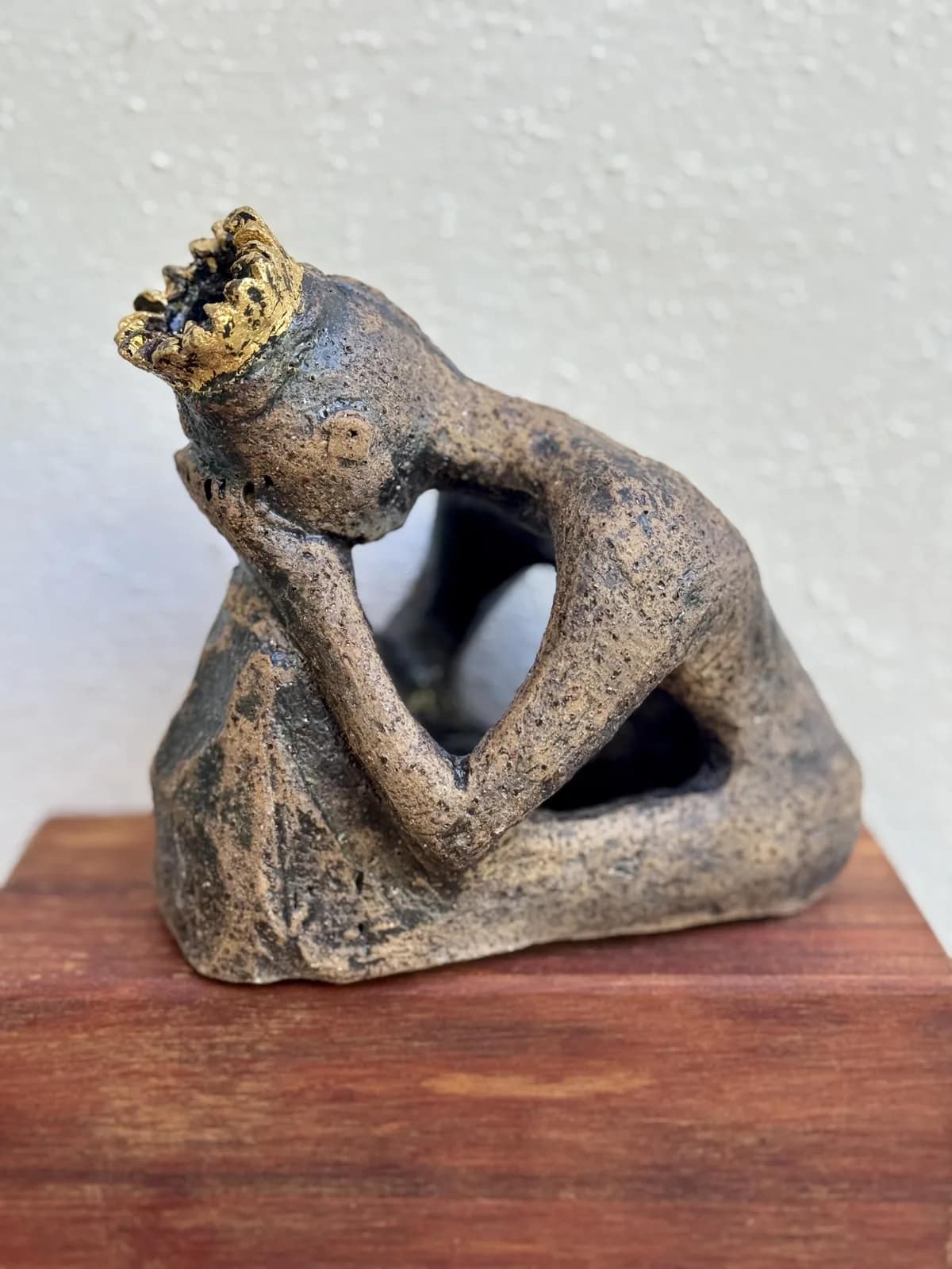 LOOP HOLES OF LIFE — Stoneware, 15cm x 15cm. Ceramic work by Dubravka Sabljak. View 1 of 2.