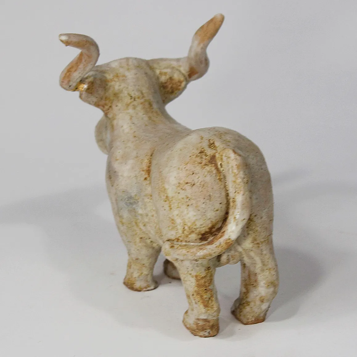 LIFE'S BULL — Stoneware, 19cm x 14cm. Ceramic work by Dubravka Sabljak. View 2 of 2.