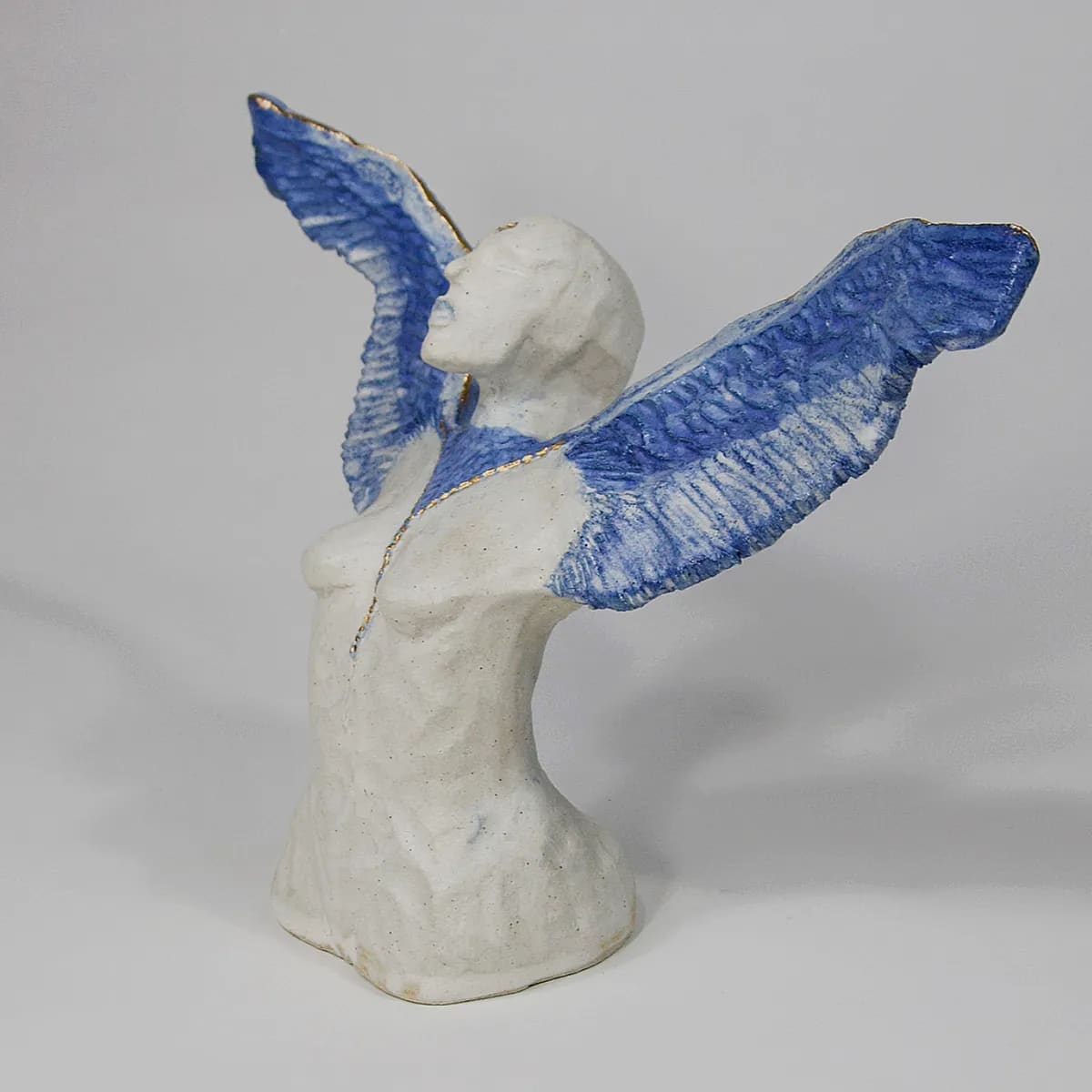 LIGHTNESS OF BEING — Stoneware, 22cm x 34cm. Ceramic work by Dubravka Sabljak. View 5 of 5.