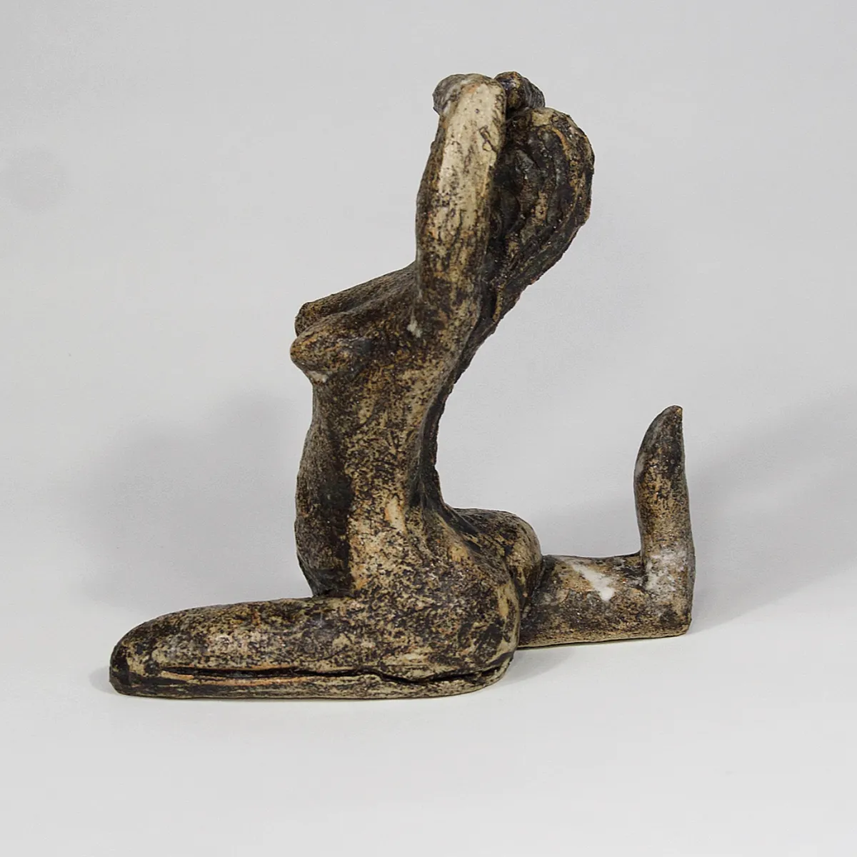 OVERWHELM — Stoneware, 22cm x 20cm. Ceramic work by Dubravka Sabljak. View 2 of 3.