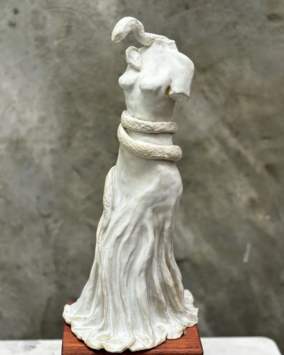 REVERENCE — STONEWARE, 20cm x 35cm. Ceramic work by Dubravka Sabljak. View 5 of 5.