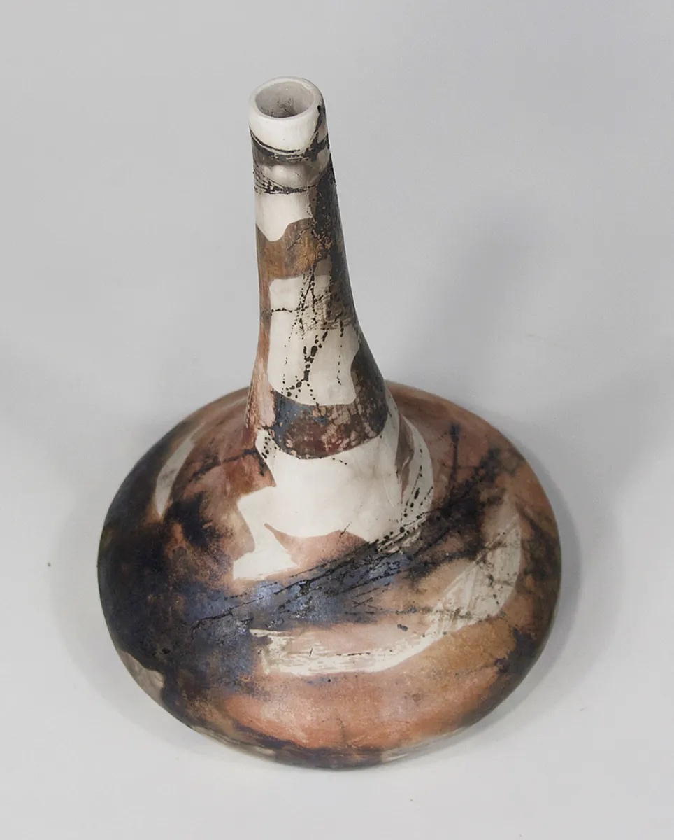 SAGAR FIRING 1 — STONEWARE, 20cm x 25cm. Ceramic work by Dubravka Sabljak. View 2 of 2.