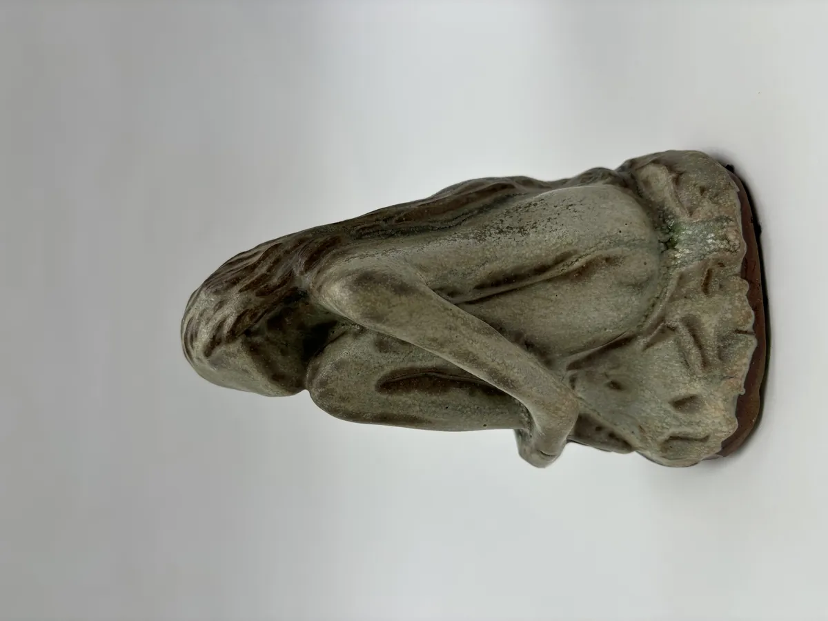 STATE OF EMBRACE — Stoneware, 10cm x 15cm. Ceramic work by Dubravka Sabljak. View 2 of 6.