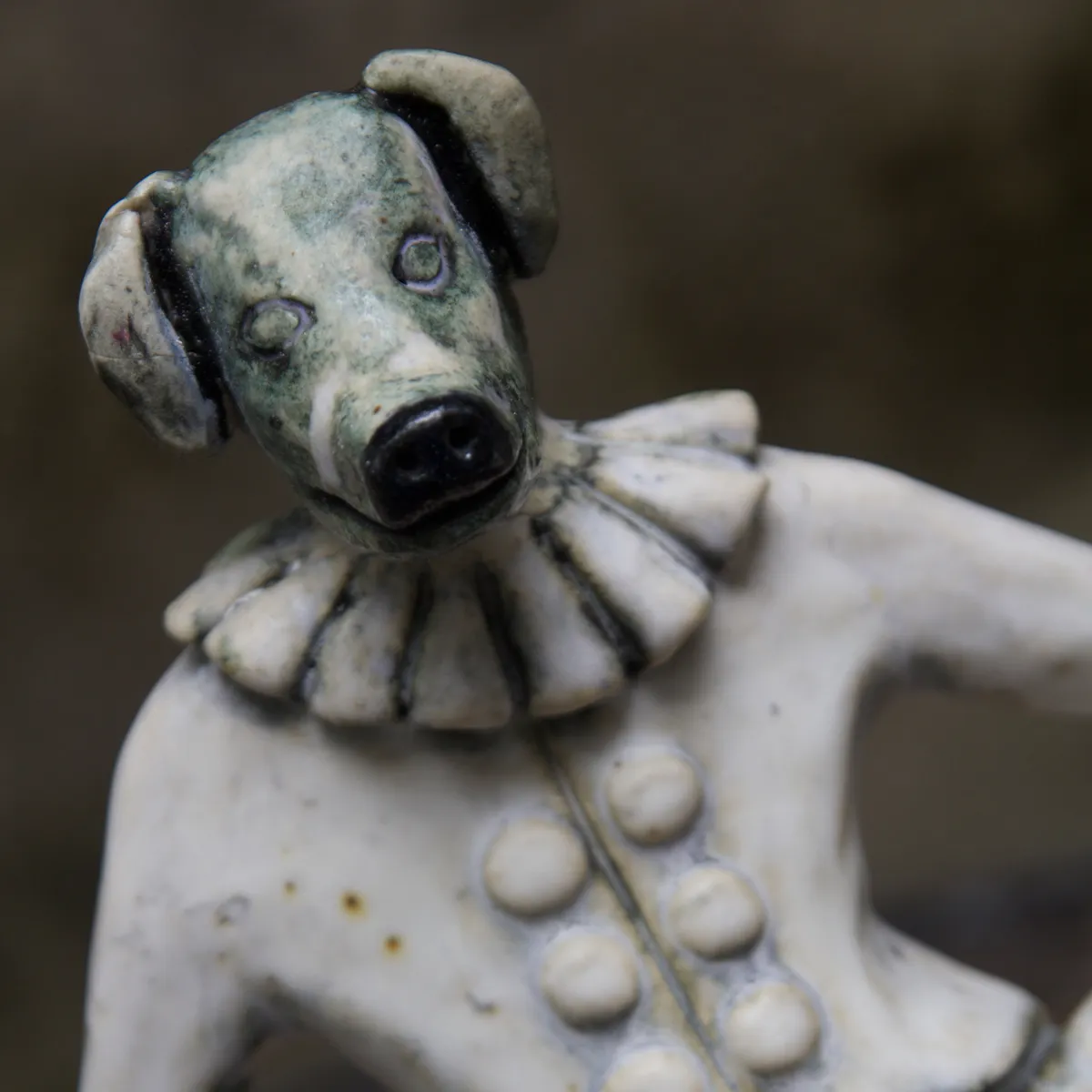 THE DUKE — Stoneware. Ceramic work by Dubravka Sabljak. View 3 of 3.