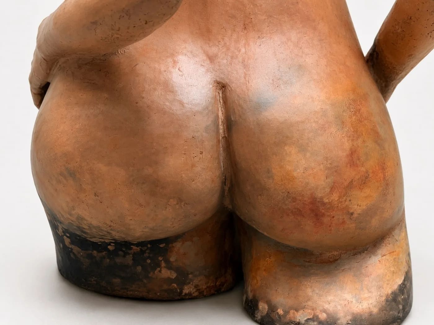 WILD THING — Pit fired ceramic, 60cm x 30cm. Ceramic work by Dubravka Sabljak. View 3 of 3.