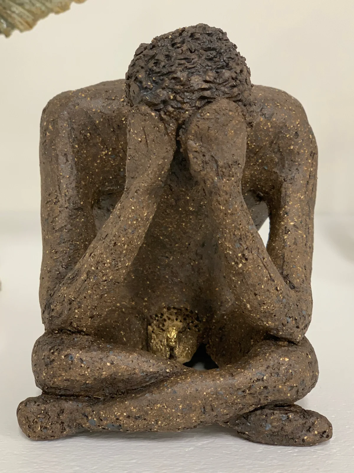 CONTEMPLATION — Stoneware, 15cm x 12cm. Ceramic work by Dubravka Sabljak. View 1 of 3.