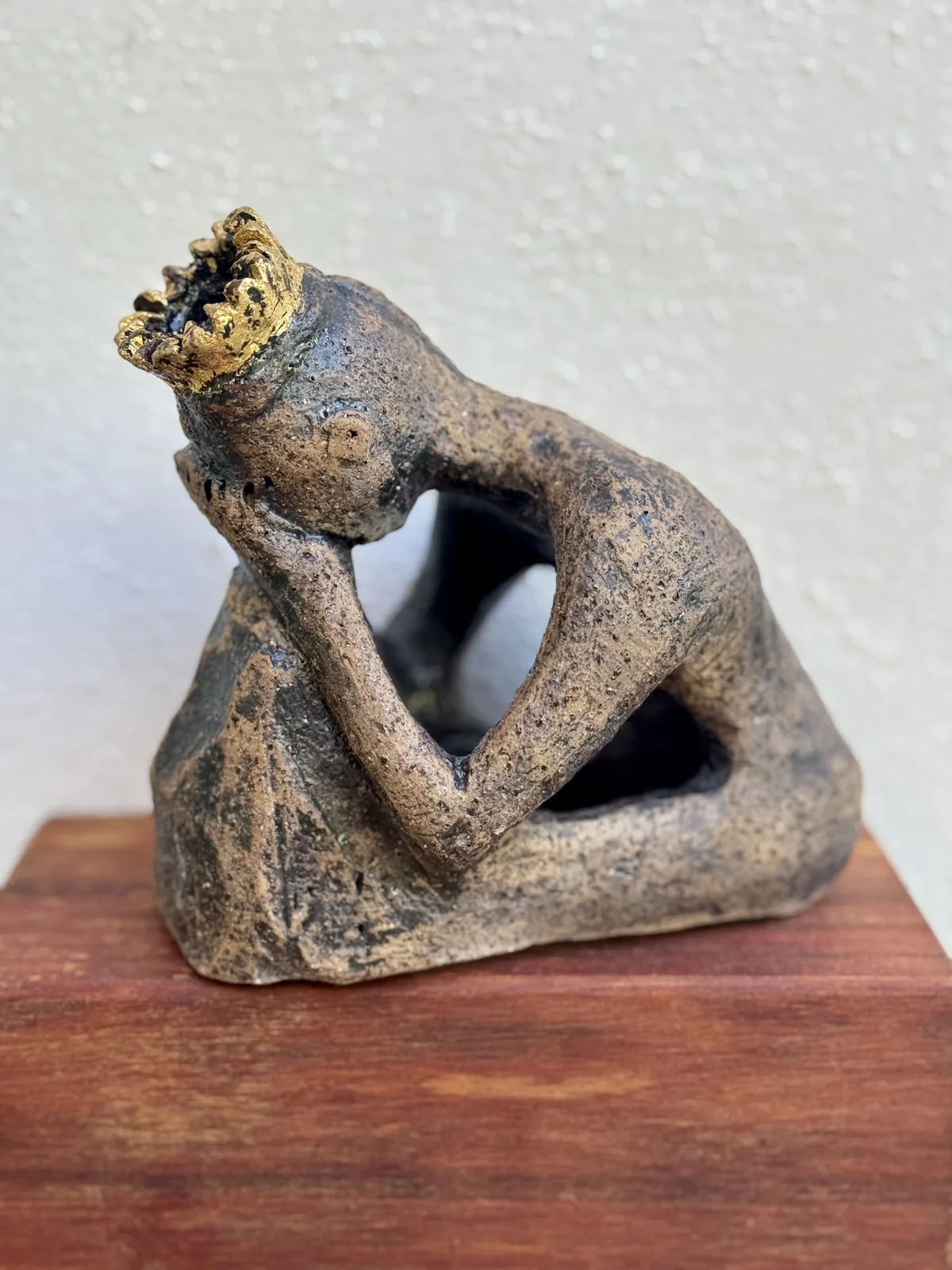 LOOP HOLES OF LIFE — Stoneware, 15cm x 15cm. Ceramic work by Dubravka Sabljak. View 1 of 2.