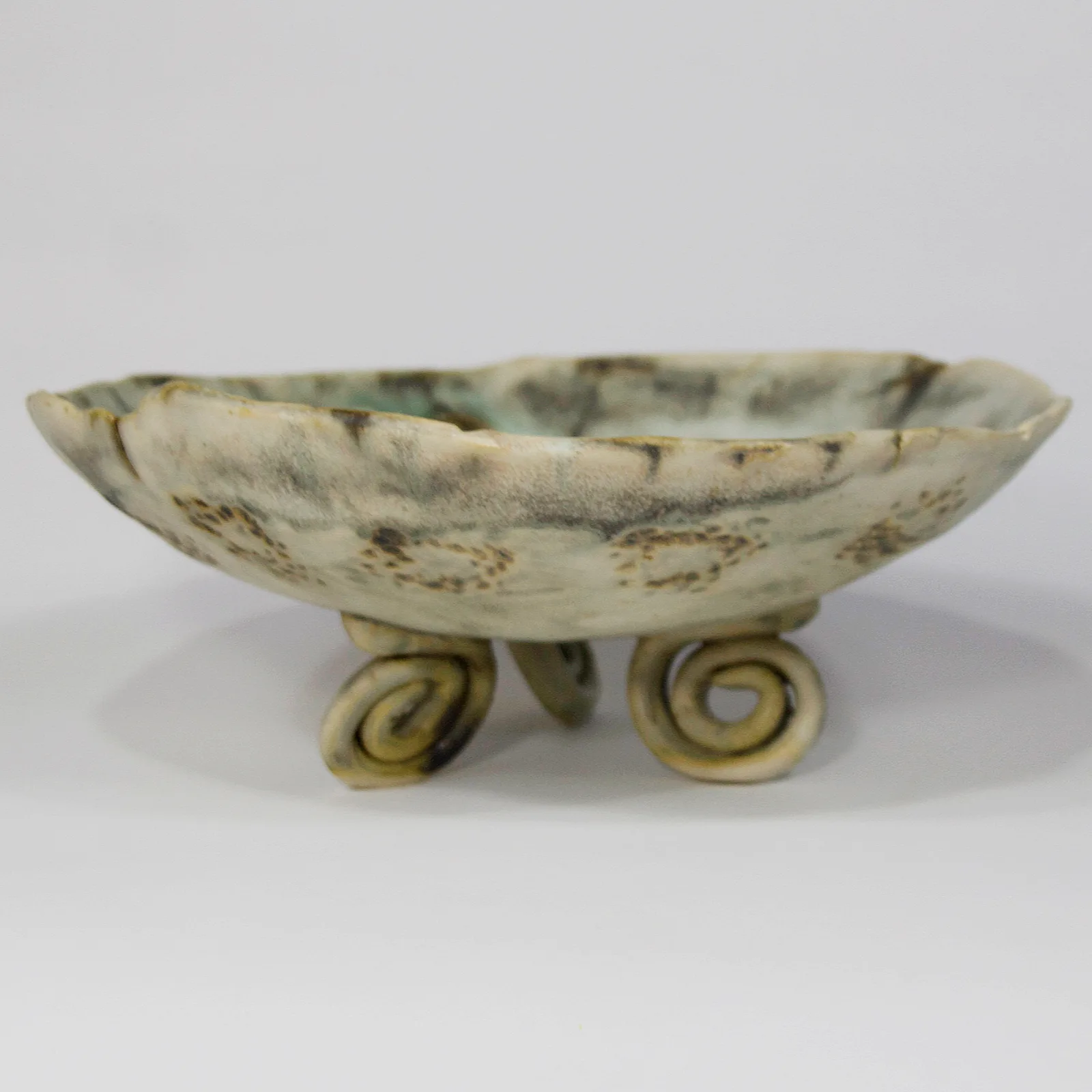 POOL OF REFLECTION — Stoneware, 32xm x 12cm. Ceramic work by Dubravka Sabljak. View 1 of 2.