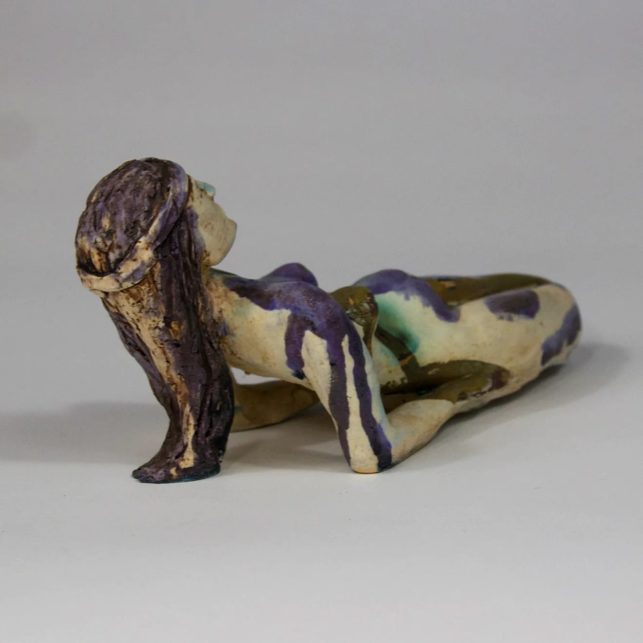 STRIKE A POSE — 12 cm x 10cm. Ceramic work by Dubravka Sabljak. View 1 of 3.