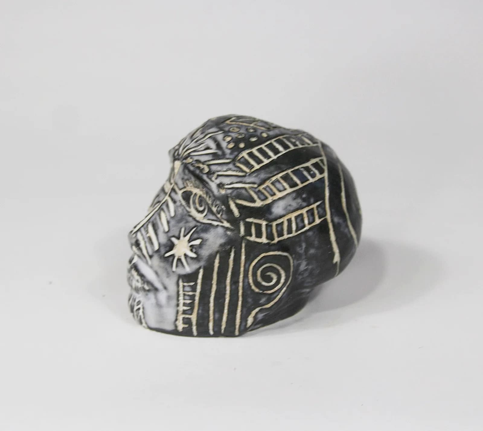 WHISPERS OF THE ANCESTORS — Stoneware, 10cm x 10cm. Ceramic work by Dubravka Sabljak. View 1 of 3.